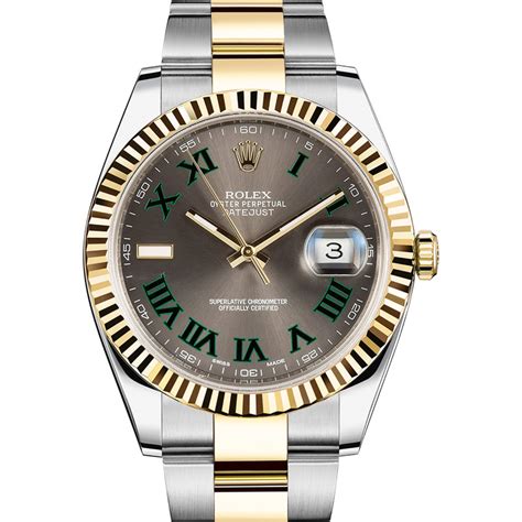 rolex datejust ii green roman|rolex datejust green dial price.